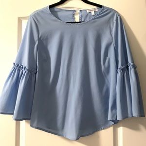 Light blue professional blouse(BOGO FREE:See page)